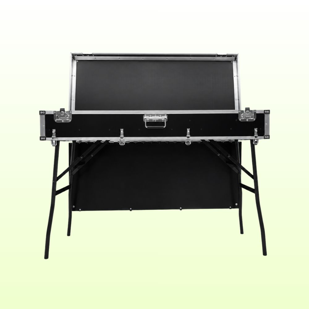Case Table with Folding Legs for Equipment Setup